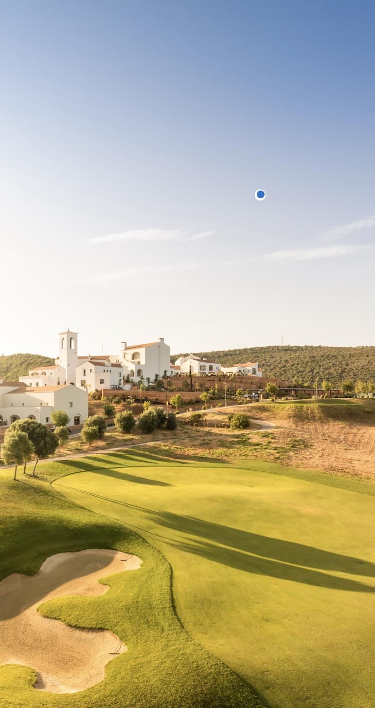 Het resort en de golfbaan
